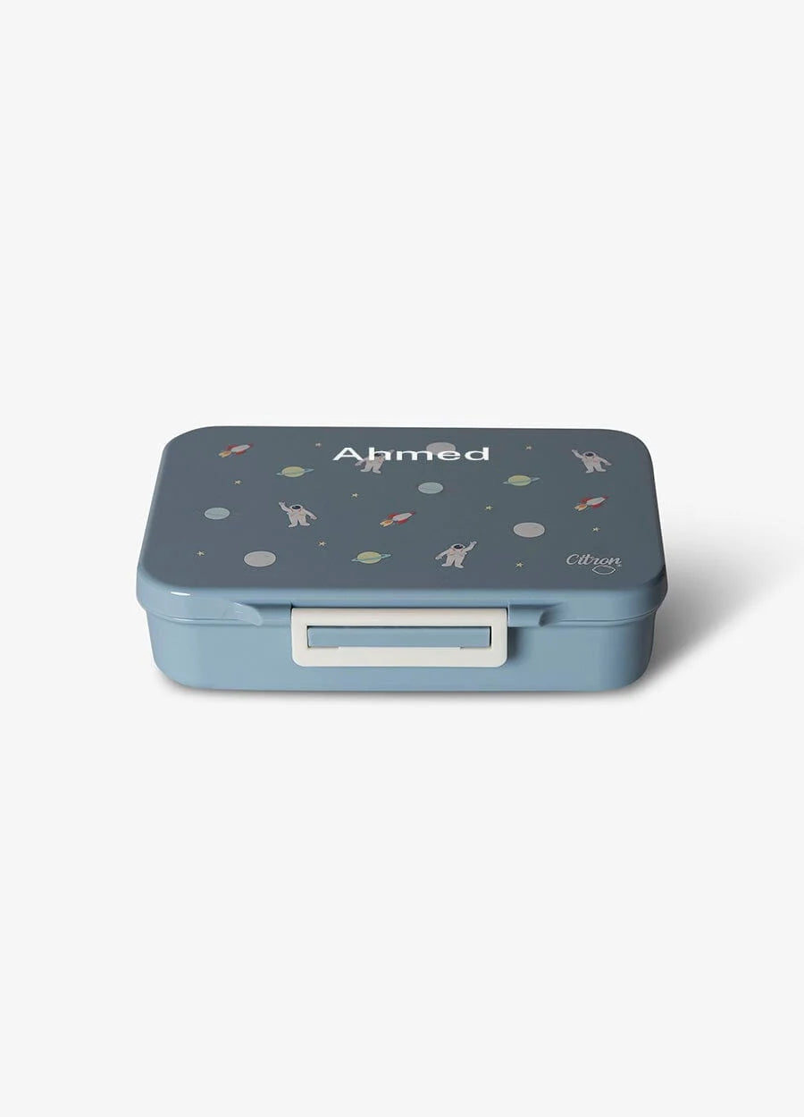 Citron Spaceship Tritan Bento Lunch Box with 4 Compartments for Kids