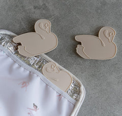 Citron Swan Reusable Ice Packs - Set of 3 for Lunch Boxes & Coolers