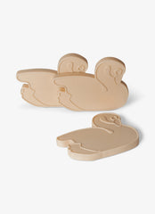 Citron Swan Reusable Ice Packs - Set of 3 for Lunch Boxes & Coolers