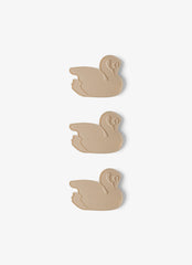 Citron Swan Reusable Ice Packs - Set of 3 for Lunch Boxes & Coolers