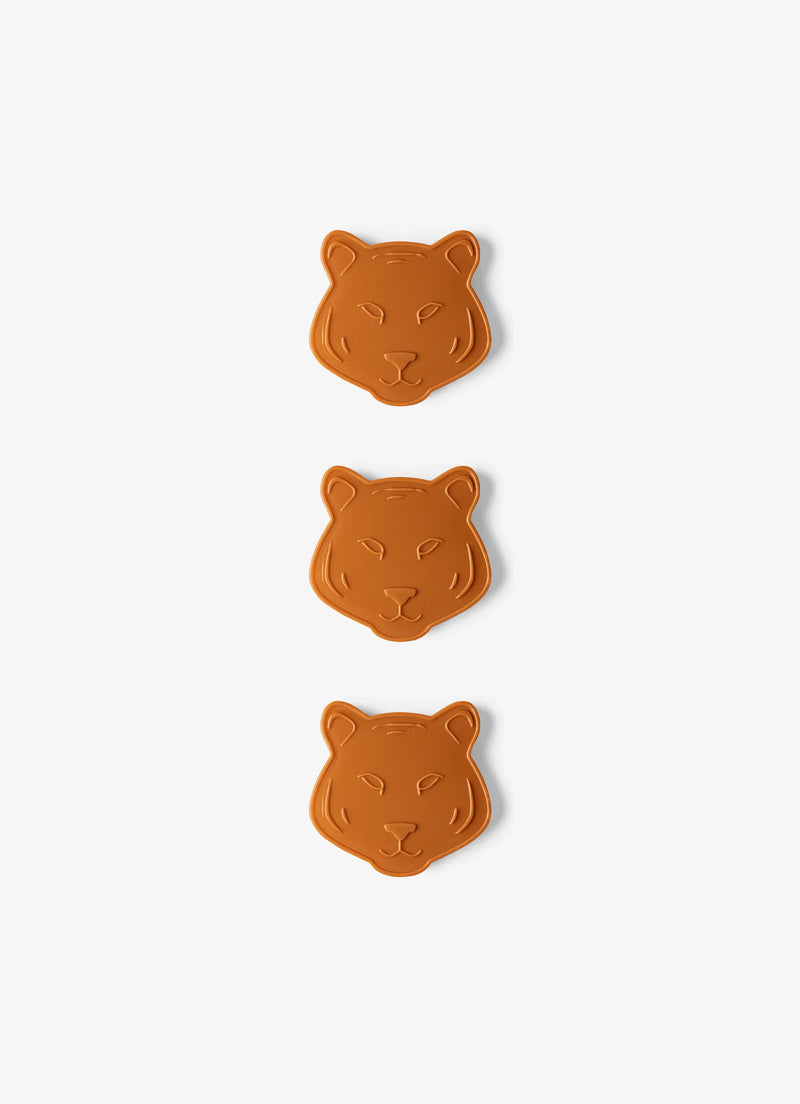 Citron Tiger Reusable Ice Packs - Set of 3 for Lunch Boxes & Coolers
