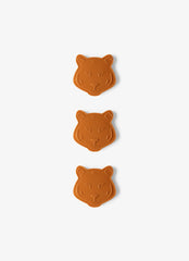 Citron Tiger Reusable Ice Packs - Set of 3 for Lunch Boxes & Coolers