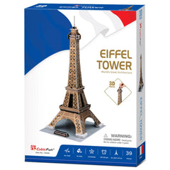 3D Puzzle Eiffel Tower 39-Piece