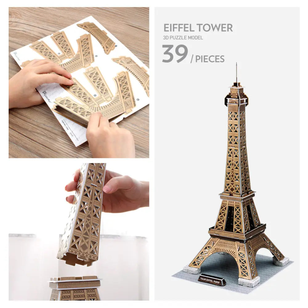 3D Puzzle Eiffel Tower 39-Piece