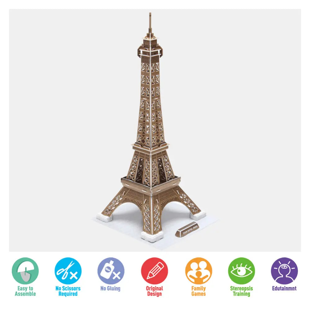 3D Puzzle Eiffel Tower 39-Piece
