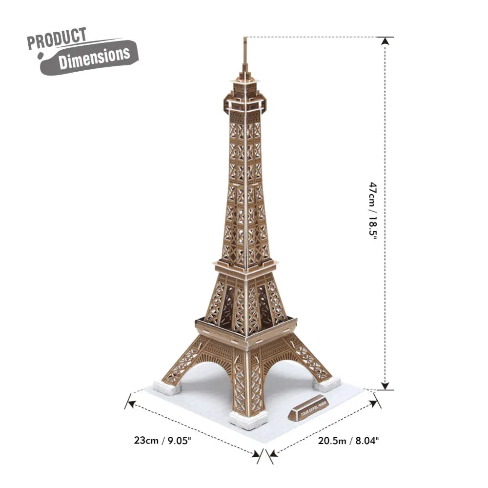 3D Puzzle Eiffel Tower 39-Piece