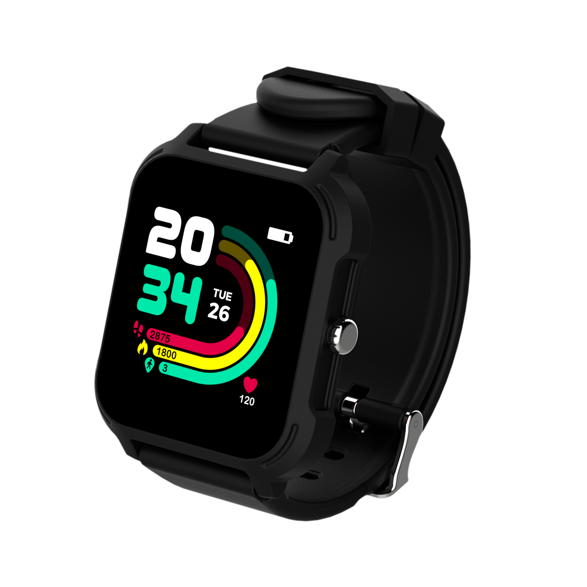 Kurio Smartwatch Black Battery Operated