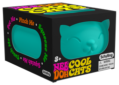 Needoh Cool Cat Sensory Squeeze Toy for Kids Assorted Colors