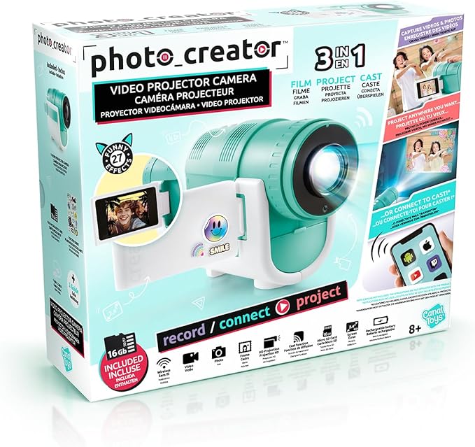 Photo Creator Video Projector Camera - Battery Operated