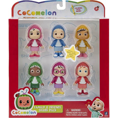 CoComelon Family & Friends 3-Inch Figure Shark Theme 6PK