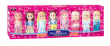 Power Joy Leila Princess Mini Sisters 8-in-1 Fashion Princess Doll Collection with Accessories for Kids
