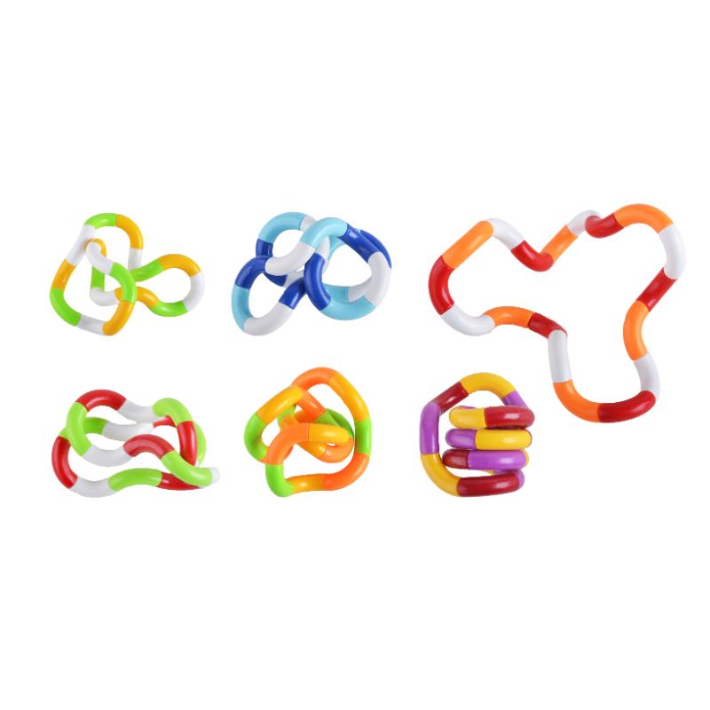 Multicolor Tangle Sensory Fidget Toy 36cm for Stress Relief & Focus