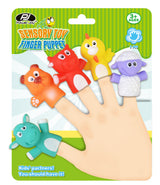 Animal Finger Puppets Set for Storytelling & Imaginative Play 5-pieces