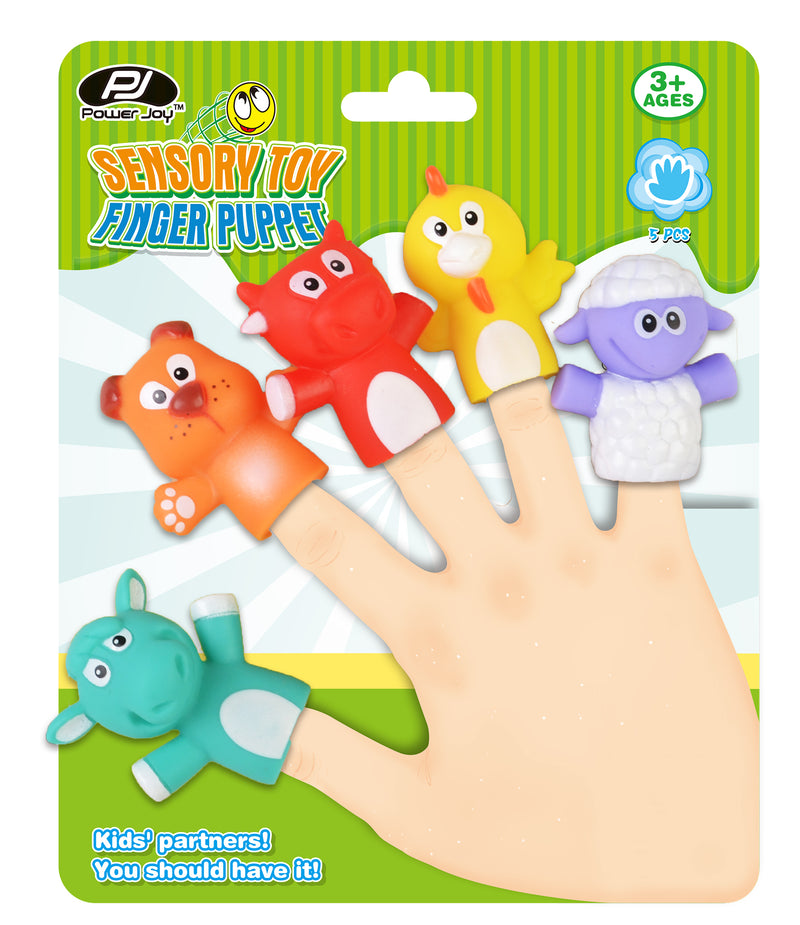 Animal Finger Puppets Set for Storytelling & Imaginative Play 5-pieces