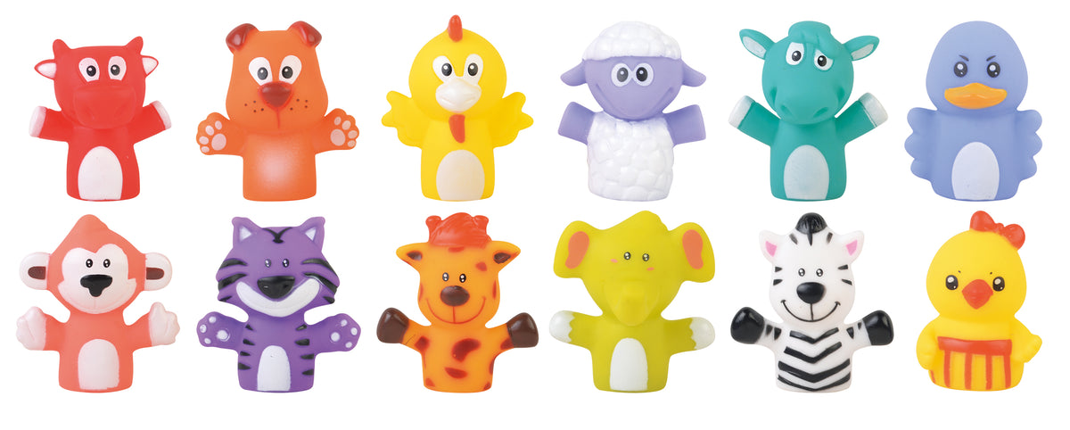 Animal Finger Puppets Set for Storytelling & Imaginative Play 5-pieces
