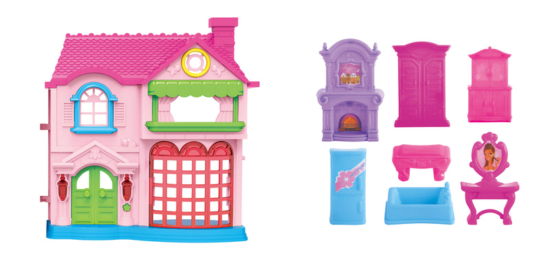 Power Joy Playhome Happy Family Playset for Kids Assortment