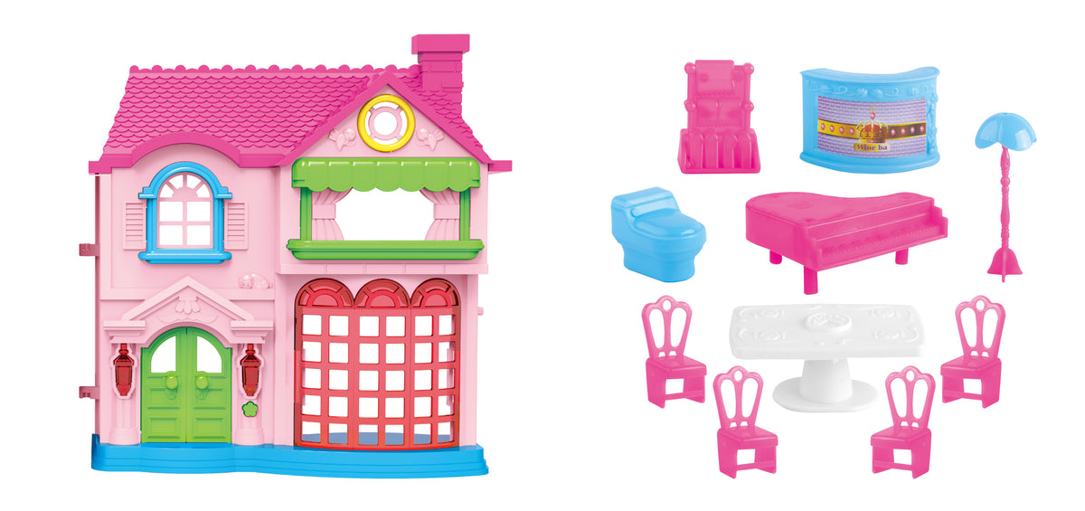 Power Joy Playhome Happy Family Playset for Kids Assortment
