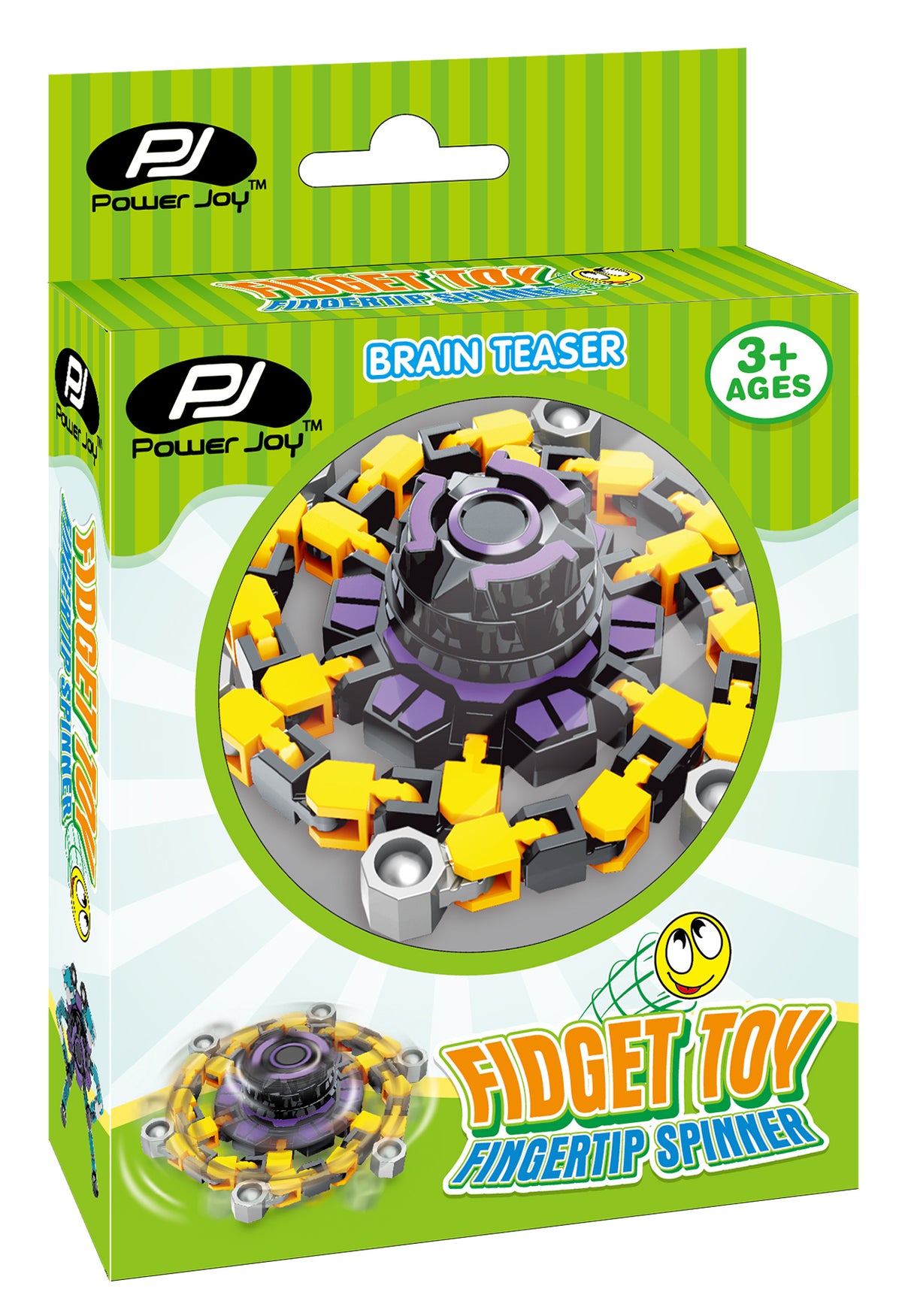 Fidget Spinner Sensory Toy 3 Assorted Designs - Sold per piece
