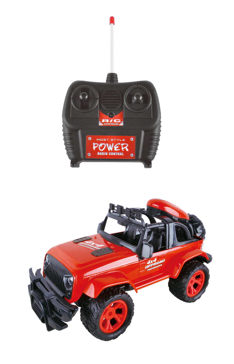 Kidzpro 1:10 RC Monster Truck with Lights - Assorted Colors, Random Selection