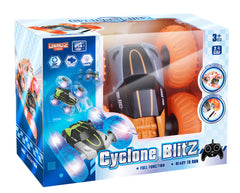 Demoz RC Cyclone Blitz 2.4GHz Battery Operated Stunt Car with LED Lights - Sold per piece (Selection is random and subject to availability)
