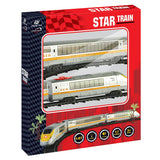Power Joy Vroom Vroom Star Metro Train Set Battery Operated Train with Lights