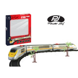 Power Joy Vroom Vroom Star Metro Train Set Battery Operated Train with Lights