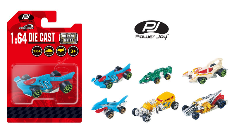 Power Joy Vroom Vroom Viper Wheelz 1:64 Die-Cast Toy Car for Kids Assorted Colours - Sold per piece