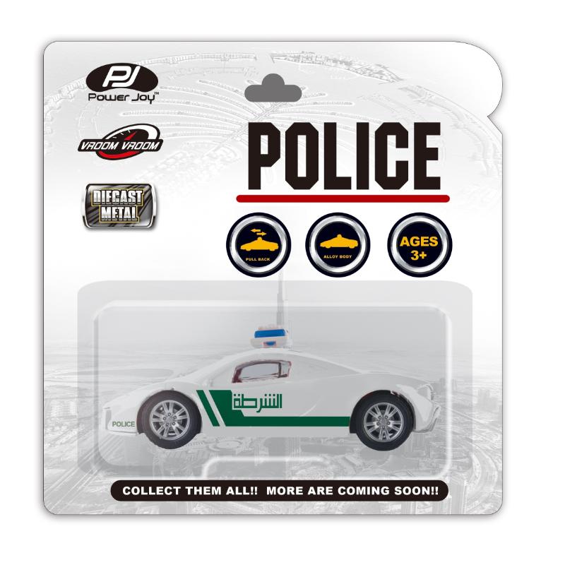 Power Joy Vroom Vroom Dubai Police Die-Cast Car 1:43 Scale for Kids