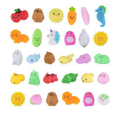 Power Joy Fidget Toys Soft Animal 30-piece Set - Thermoplastic Rubber Sensory Toys for Kids