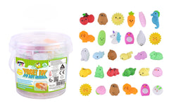 Power Joy Fidget Toys Soft Animal 30-piece Set - Thermoplastic Rubber Sensory Toys for Kids