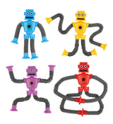 Power Joy Fidget Toy Pop Tubes Robot 4-Piece Set for Kids