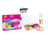 Power Joy GlamGlam DIY Rubber Band Craft Kit for Kids - Creative Bracelet Making Set