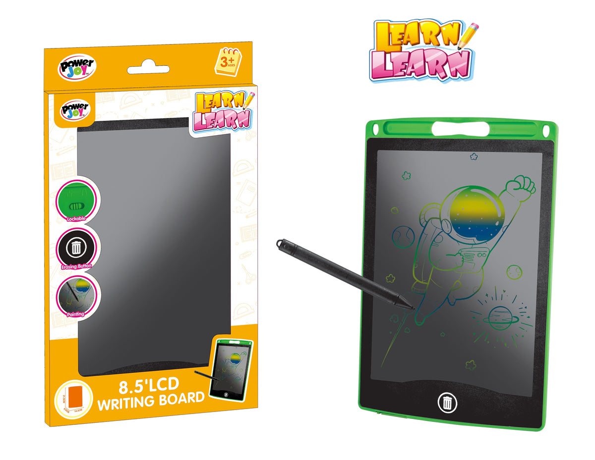 Power Joy Learn LCD Writng Board 8.5 Inch Battery Operated