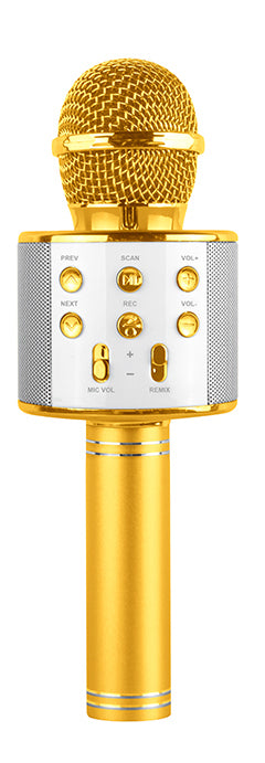 Power Joy Music Karaoke Microphone Battery Operated Assorted Colors - Random Selection