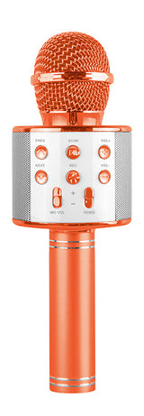 Power Joy Music Karaoke Microphone Battery Operated Assorted Colors - Random Selection