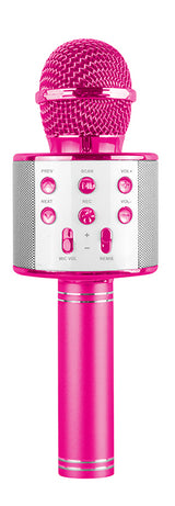 Power Joy Music Karaoke Microphone Battery Operated Assorted Colors - Random Selection