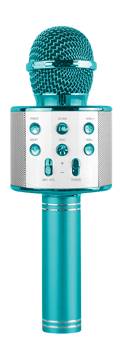 Power Joy Music Karaoke Microphone Battery Operated Assorted Colors - Random Selection