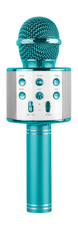 Power Joy Music Karaoke Microphone Battery Operated Assorted Colors - Random Selection
