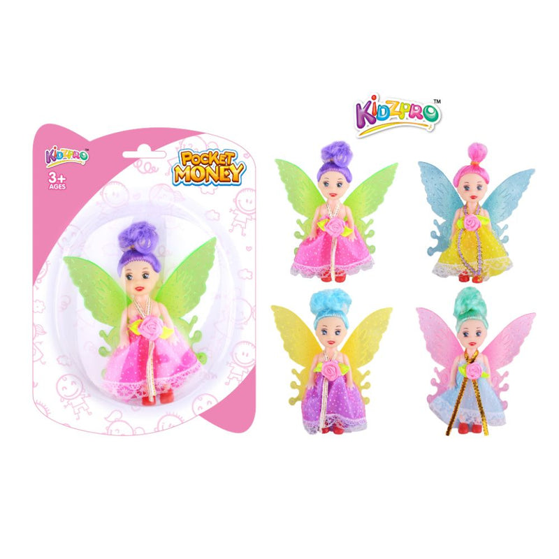 Kidzpro Magic Doll 3.5-Inch Mini Doll Toy for Kids, 4 Assorted Designs (1 Piece Sold at Random)