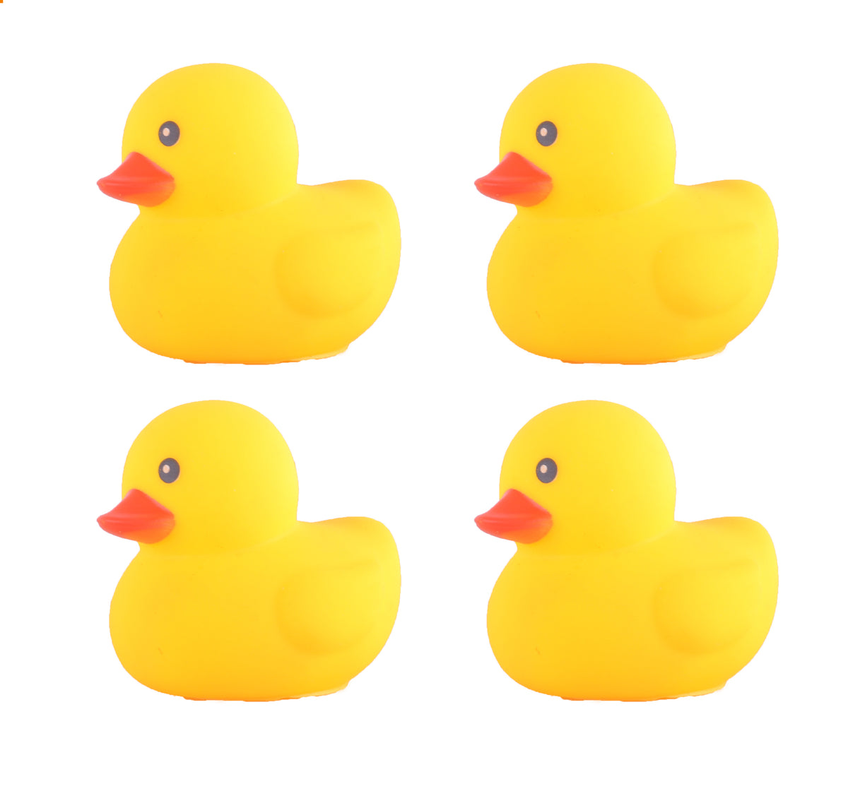 Power Joy Everyday Floating Bath Ducks 4-Piece Set for Kids