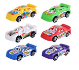 Kidzpro Pull-Back Racing Cars for Kids  6-Piece Vehicle Set