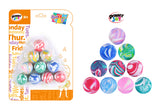 Power Joy Everyday Bouncing Balls 10 Pieces, Colourful Bouncy Ball Play Set for Kids