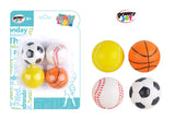 Power Joy Everyday PU Soft Ball Set for Kids - 4 Pieces