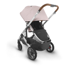 UPPAbaby Cruz V2 Stroller Alice Dusty Pink Silver Frame Saddle Leather
