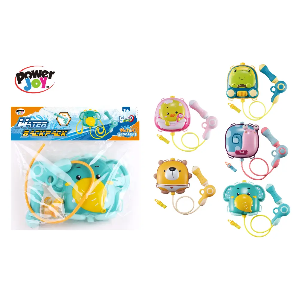 Power Joy Watergun Backpack 5Asst
