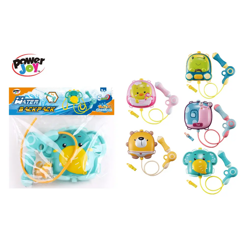 Power Joy Watergun Backpack 5Asst