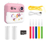 Demoz Snapprintz Pink Kids Camera Battery Operated Electronic Toy