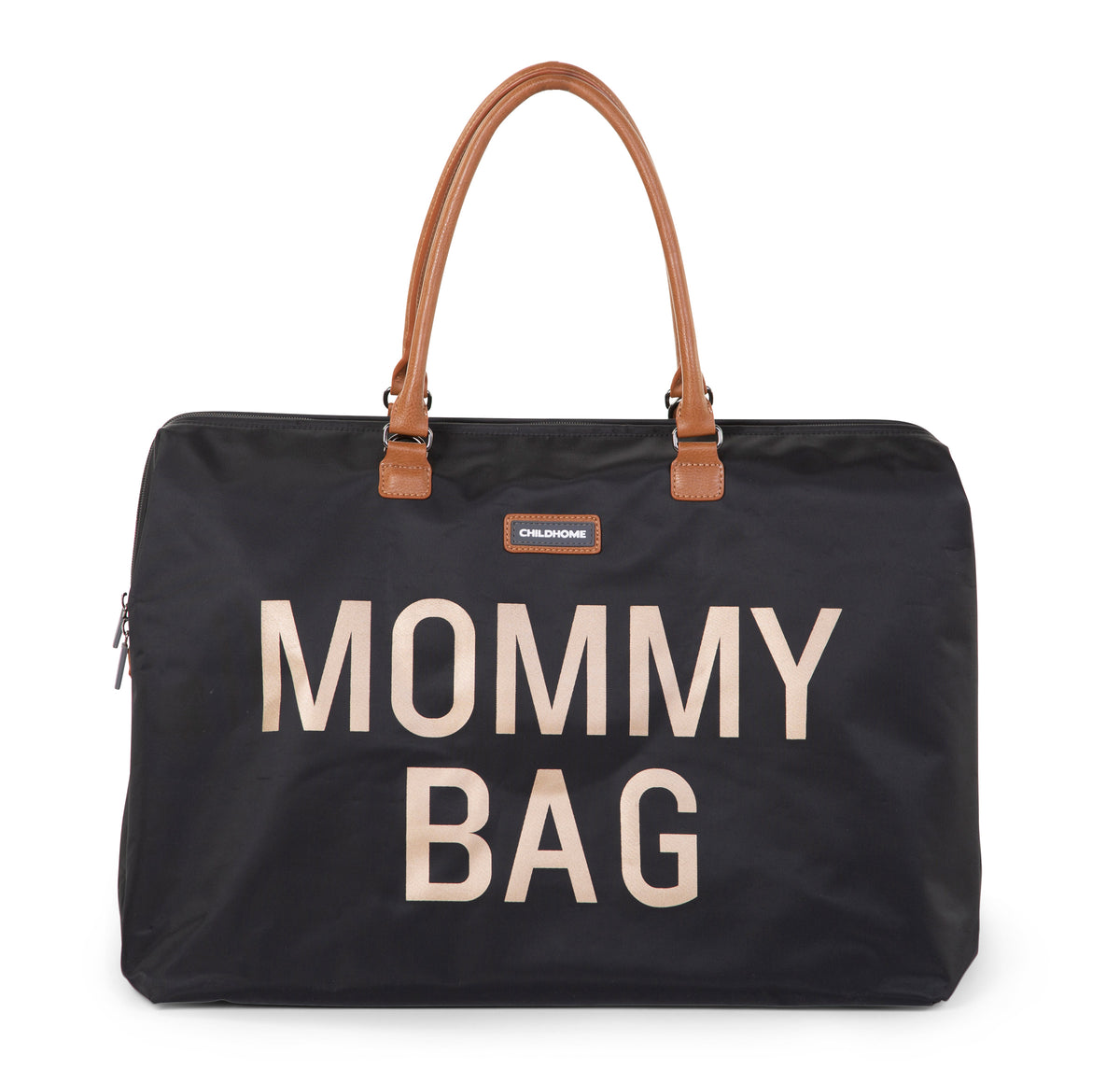Childhome Mommy Bag Big Black Gold Large Baby Diaper Travel Bag