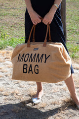 Childhome Mommy Bag Big Teddy Beige Large Baby Diaper Travel Bag