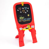 Crayola Qwikflip Double-Sided 2-in-1 Art Easel with Magnetic Whiteboard & Chalkboard